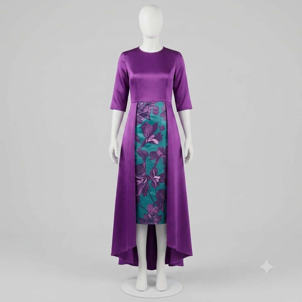 Purple Midi Dress (Women)